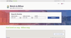 Desktop Screenshot of all-bilbao-hotels.com